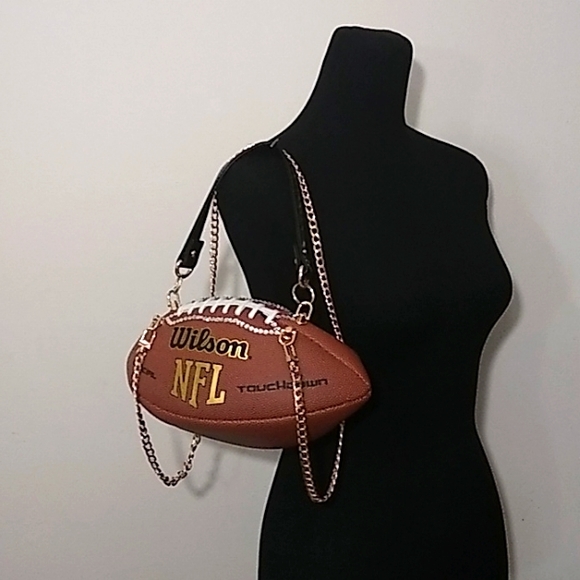 Handbags - HANDMADE BLING BLING Football Purse 🏈